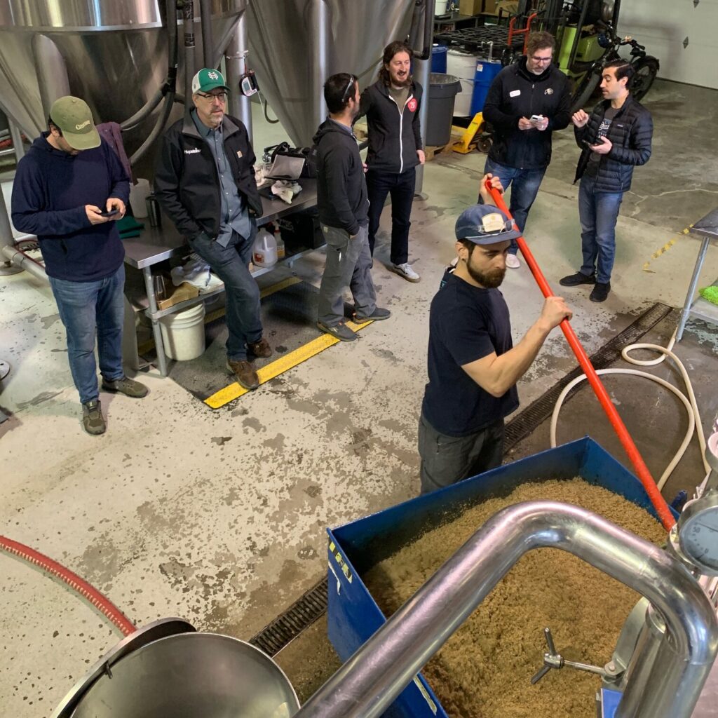 Board of Directors welcome beer brew day for Collab Fest