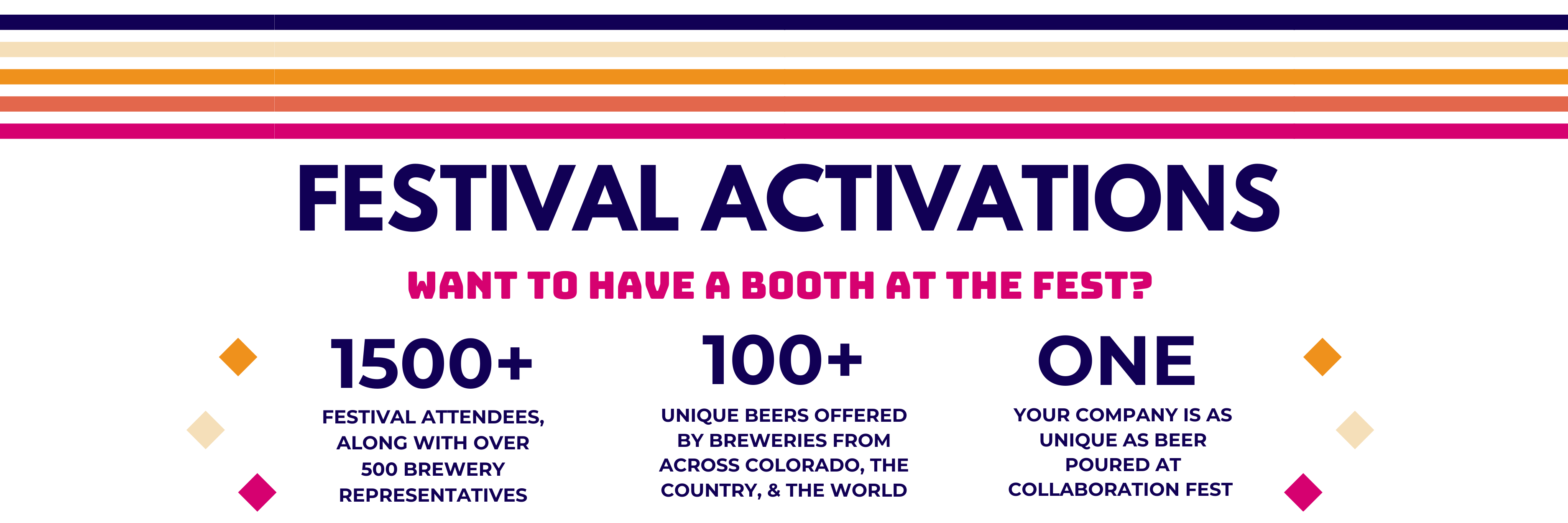 Want to have a booth at the festival?