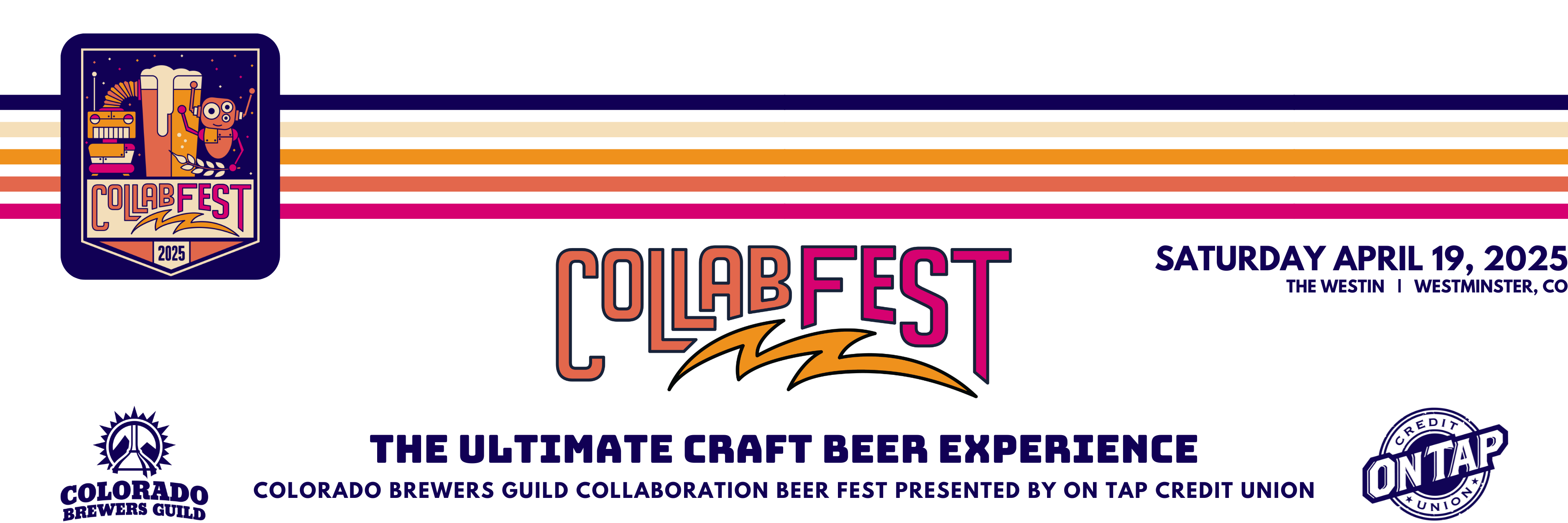 Collaboration Beer Fest April 19, 2025 at the Westin Westminster