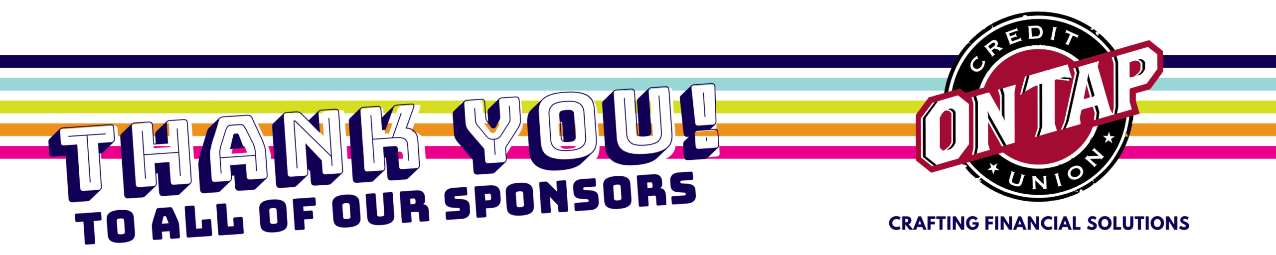 Thank you to all of our sponsors